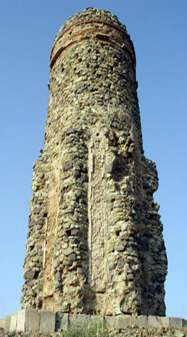 برج بار اجین واقع در شهر قزوين