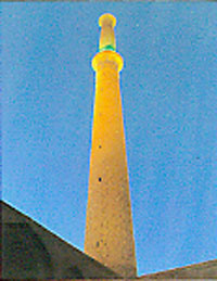 مناره مسجد علي واقع در شهر اصفهان